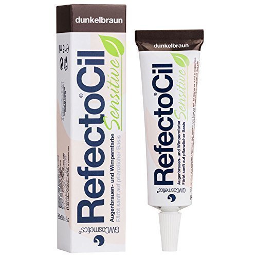 RefectoCil Sensitive Lash and Brow Tint 15 ml, Dark Brown by Refectocil