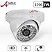 Price comparison product image ANRAN 1200TVL High Resolution 48 IR LEDs Color Day Night Vision Infrared Security Waterproof Outdoor/ Indoor Dome Surveillance CCTV Camera