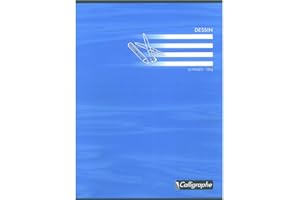 Calligraphe 7553C Un Cahier de Dessin (une Marque de Clairefontaine) - 24x32 cm - 32 Pages Unies Blanches - Papier Dessin 120 g - Couverture Carte Recyclée Vernie - Couleur Aléatoire