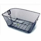 Hecha de malla tupida Basil Capri - Cesta Trasera para Bicicleta Negro Talla:39x30x17 (LxDxH)