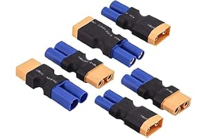 3 par trådlös XT90 kontakt EC5 Hona Hane Trådlös kontaktadapter för RC FPV drönare Bil lipo laddare NiMH ESC