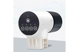 FUNAT Alimentatore Automatico Acquario, Erogatore di Cibo Automatico Programmabile per Pesci, Distributore di Cibo per Pesci Programmabile