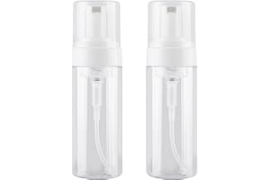 ERIOCTRY Botes con dispensador para espuma facial o limpiador líquido (2 unidades), color transparente, transparente, 150m l