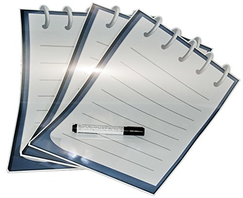 Mopar Tacklite Pizarra Bloc de notas o autoadhesivo, Rojo-Blanco