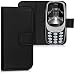 Produktbild kwmobile Hülle für Nokia 3310 (2017) - Wallet Case Handy Schutzhülle Kunstleder - Handycover Klapphülle Schwarz
