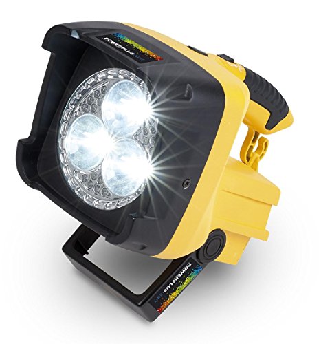 Wiederaufladbare zweifarbige LED-Spotleuchte Arbeitslampe Signallampe Handlampe – POWLI450 - 4