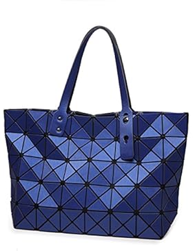 STRAWBERRYER Geometrische Handtasche Damen Frühling Matte Gebürstete Japanische Lingge Leder Schultertaschen Satchel...