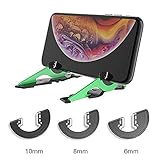 Stabil und Sicher: Der Teil des Halters, an dem Sie mit Ihrem Gerät in Kontakt kommen, besteht aus TPU. Es bietet einen bequemen Halt für Ihr Telefon und ist gleichzeitig sicher und kratzfrei für Bildschirme und Displayschutzfolien sowie empfindliche Gehäuse.