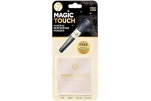 W7 Magic Touch Mineral Perfecting Powder with Brush - Fresh Beige