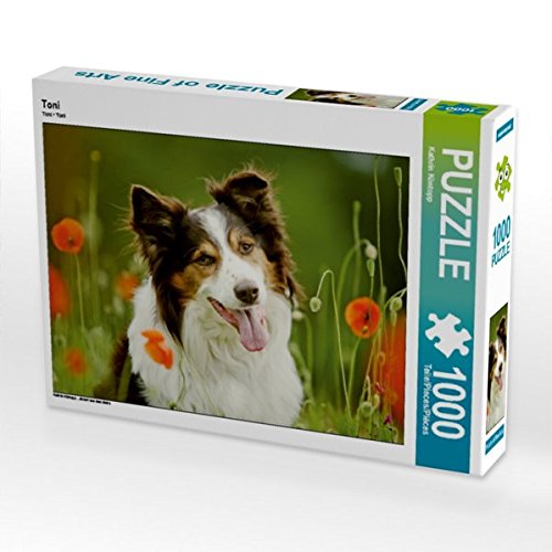 Toni 1000 Teile Puzzle quer: ...lächelt aus dem Mohn (CALVENDO Tiere)