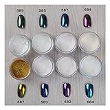 10g/box Shinning Chameleon Mirror Nail Glitter Powder Gorgeous Nail Art Chrome Pigment Glitters