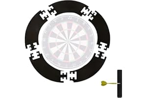 LAKPYN 1 pcs protection murale flechette Fléchettes Surrounds, Anneau de Jeu de Fléchettes Amovible, Protection Murale, EVA, Jeu de Flechettes pour Débutants