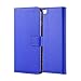 Price comparison product image NWNK13® iPhone 6 / 6S (4.7'' inch) Printed Design Pu Leather Wallet with Card Slot (Blue Leather)