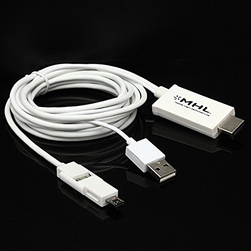 hscd1976 Micro USB MHL zu HDMI HDTV 1080p 2,5 m Kabel Adapter für Samsung Galaxy S5/S4/S3 - 2