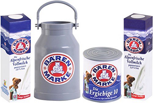 Preisvergleich Produktbild Bärenmarke Milchtüte und Kannenset (Spielzeug), 1 Stück