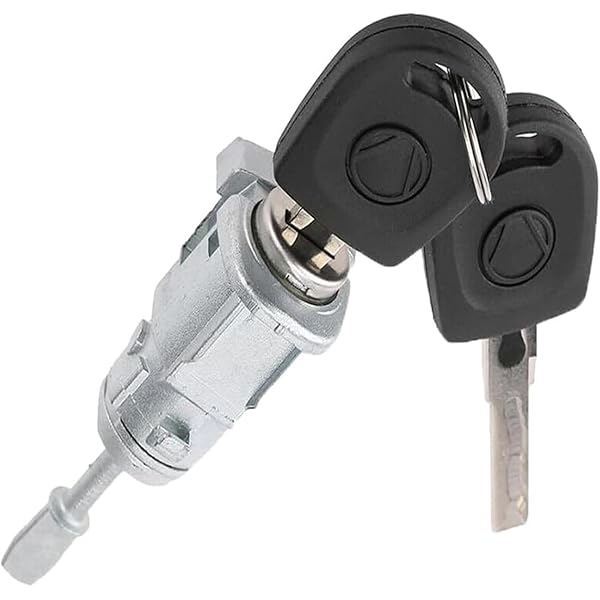 Justech 2PCs Lock Cylinders Door Lock Vehicle Door Security Lock 