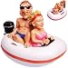Produktbild große XL _ Spardose - Schlauchboot mit Urlauber - 16 cm - stabile Sparbüchse aus Kunstharz - Urlaubskasse - Urlaub / Reisen - Reisekasse & Strandurlaub - Spar..