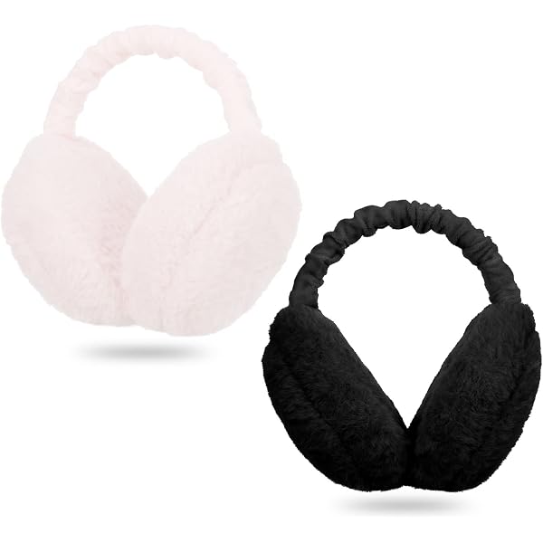 Cache-oreilles Peluche Femme Et Enfant - Doux, Chauds, Réglables, Pour Intérieur Et Extérieur