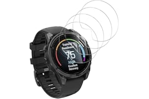 Banuyaw für Schutzfolie Garmin Fenix 8 47mm Folie Garmin Fenix 8 47mm Panzerfolie, für Soft TPU Garmin Fenix 8 47mm Glasfolie HD Klar Blasenfrei Garmin Fenix 8 47mm Displayschutzfolie, 4 Stück