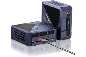 origimagic Oculink Mini PC gaming A1, Ryzen 7 7840HS (8C/16T fino a 5,1 GHz), 32 GB DDR5/1 TB PCIe 4.0 SSD, 8k@60Hz UHD / RJ45 LAN/WiFi 6E / BT5.2 / Pre-OS11 PRO, Mini Computer da Gioco/Ufficio