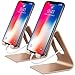 Produktbild COOLOO Handy Ständer, 2 Pack Handy Halterung Handyhalter Kompatibel iPhone XR XS Max X 8 7 6s Plus 5s 4s, Tisch Zubehör, E-Reader, andere Smartphone