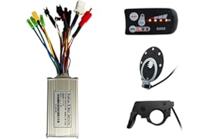 Hopbucan 1 Set E-Bike LCD Display Meter S800 LCD Display 17A Three-Mode Sine for WAVE Controller Kits 24V 36V 48V 250W 350W