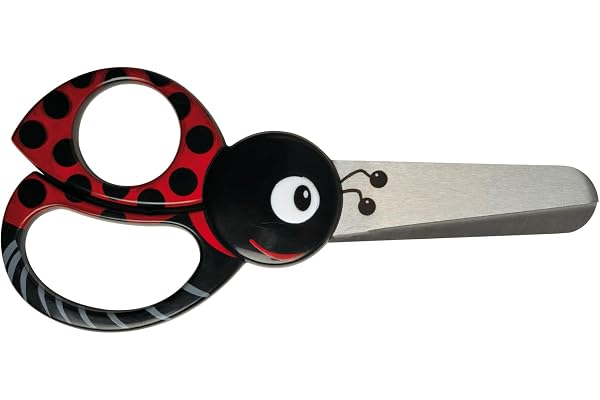 Fiskars Ciseaux, Acier Inoxydable, Coccinelle, 1004612, 12,7 x 5,7 x 0,6 cm