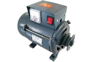 SISHUINIANHUA 220V Haute Puissance 3500W Petit Type à poulie générateur d'éclairage à Aimant Permanent, Diesel, Gris