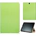 Produktbild KingSang Samsung Galaxy Tab S3 9.7 Lederhülle - mit Einschlaf / Aufwach Funktion Tab S3 2017 Leder Tasche Hülle Case Auto Sleep / Wake Up [Ultra Dünn] Brieftasche Slim Leder Schutzhülle für Samsung Galaxy Tab S3 9.7 (2017) SM-T820/T825 Tablet (Grün)