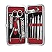 Anself Stainless Steel Personal care Manicure Pedicure Ear pick Nail-Clippers Set 10 in 1