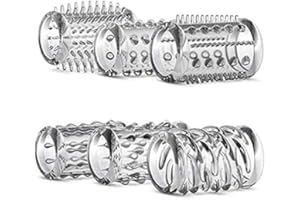 GLOWDOLLS Hómbre CọckRịng Con Plastico Tamaño Ręạlîștā Funda Tecnología Anillo péné Plastico Eręcciøn Masculino Anillo péné Masculino Anillo los Silicona -f14