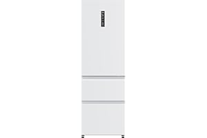Haier 3D 60 Series 5 HTW5618ENPW - Frigorífico Combi, WIFI, Botellero, Funciones Inteligentes, 360L, My Zone, Cajón Humidity Zone, Total No Frost, Ancho 60cm, Motor Inverter, Luz LED, Blanco