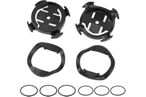 BouGPeng 2 Piezas Soporte para Garmin Bici de Carretera MTB GPS Soporte para Manillar de Bicicleta Compatible con Garmin Edge 130 200 500 510 520 530 800 810 1000 iGPSPORT iGS50 iGS618