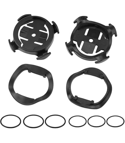 Vhbw Support De Guidon Pour Vélo Compatible Avec Garmin Foretrex 301, 401 Montres Sport Et Autres Montres GPS - Silicone, Noir