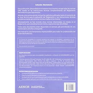 (CD-rom) normas une del reglamento electrotecnico para baja tension