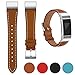 Produktbild Armband für Fitbit Charge 2, echtes Lederarmband Erstatzband für Fitbit Charge 2 Unisex Fitness Armband