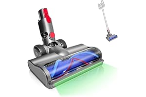 ‎SHEPANYI shepanyi Bürste Ersatzteile mit Staubdetektionsfunktion kompatibel für Dyson Staubsauger V7, V8, V10, V11, V15, SV10, SV11, SV16, Zubehör, Bodendüse, Turbobürste für Teppiche und Harte Böden