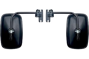 ‎MELTRUCK MelTruck® 2x Außenspiegel Seitenspiegel 232x145 mm E20 und Spiegelhalter für Bagger Traktor ø10 mm