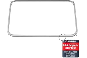 Kenekos - joint de porte tout autour avec 4 crochets adapté pour four Bosch 00754066/754066, Siemens, Neff, Constructa, joint de four scellant les portes de four en caoutchouc