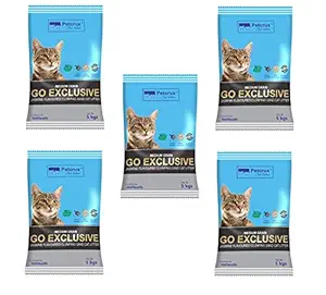 Petcrux Go Exclusive Scoopable Montonite Jasmine Cat Litter in Reusable Jute Bag (Pack of 5-25 Kg)
