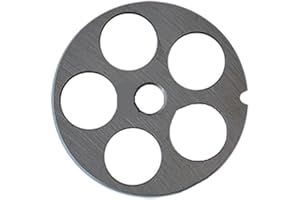 La zappa Piastra "Professionale" per Tritacarne "Palumbo Pavi" in acciaio temperato n. 5 (5 Fori da 16 mm)