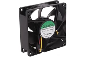 Sunon Wentylator 80x80x25mm EF80251S1-G99 DC 12 V 3200 obr./min 33dBA łożysko ślizgowe 3 żyły