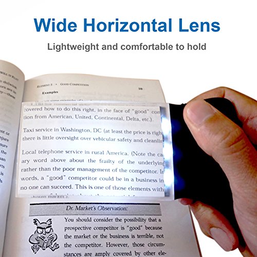 Fancii 2X Lupa Rectangular para Leer Libros con Luz LED - Lente de Aumento sin Distorsi n y sin Marco 58 x 102mm - para Peri dicos y Mapas Personas Mayores o con Mala Visi n reviews Fancii 2X Lupa Rectangular para Leer Libros con Luz LED - Lente de Aumento sin Distorsi n y sin Marco 58 x 102mm - para Peri dicos y Mapas Personas Mayores o con Mala Visi n