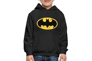 Spreadshirt DC Comics Batman Vintage Logo Kids' Premium Hoodie