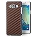 Produktbild Saxonia® Samsung Galaxy A5 (2014) Hülle Case Schutzhülle Cover Slim Design in Carbon-Optik Braun