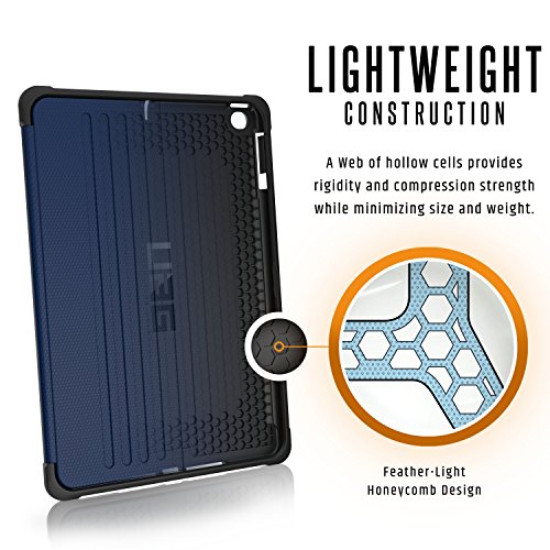 Urban Armor Gear Schutzhülle nach US-Militärstandard für Apple iPad 9,7″ (2017) / iPad Air – blau [Verstärkte Ecken | Wake/Sleep | Sturzfest | Antistatisch | Standfunktion] – IPD17-E-CB - 5