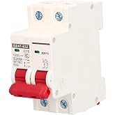 DC Circuit Breaker, 1000V 16A, 2P Photovoltaic Circuit Breaker, Magnetothermal Automatic Switch, for Solar Power System and C