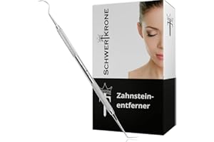 Schwertkrone, Środek do usuwania kamienia nazębnego dla psów ze stali nierdzewnej z 2 główkami, pielęgnacja zębów dla psów do usuwania kamienia nazębnego