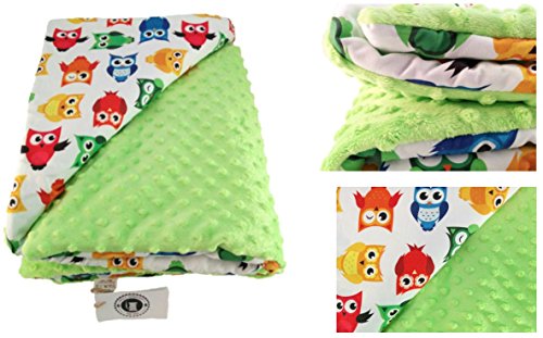 Meg's Handcraft HandMade Minky Thermal Blanket / Duvet (Owl)