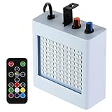 Hardware - LED-Blitzleuchten, das Erscheinungsbild von schwarzem Kunststoff strahlt superhelles Licht aus. Die hochintensiven LEDs von 108 LEDs bieten eine lange Lebensdauer. Gebauter Lüfter, um es kühl zu halten. Keine DMX-Kabel erforderlich.